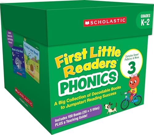 First Little Readers: Phonics Set 3 / Variant Vowels & More (MultipleCopy Set): A Big Collection Of Decodable Books For Beginni