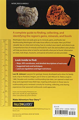 Rockhounding Washington: A Guide to the State's Best Sites (Rockhounding Series),New
