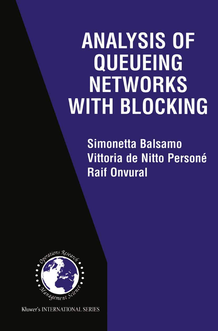 Analysis of Queueing Networks with Blocking (International Series in Operations Research & Management Science, 31),Used