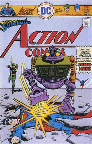 Superman in Action Comics: Volume 2, Featuring the Complete Covers of the Second 25 Years (Tiny Folios),Used