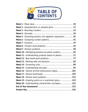 5th Grade Common Core Math: Daily Practice Workbook  Part I: Multiple Choice | 1000+ Practice Questions and Video Explanations ,Used