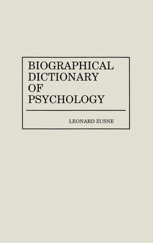 Biographical Dictionary of Psychology,Used