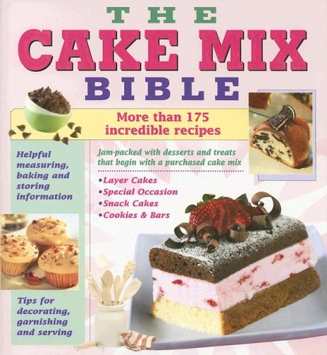 Cookbook Bible Cake Mix,Used