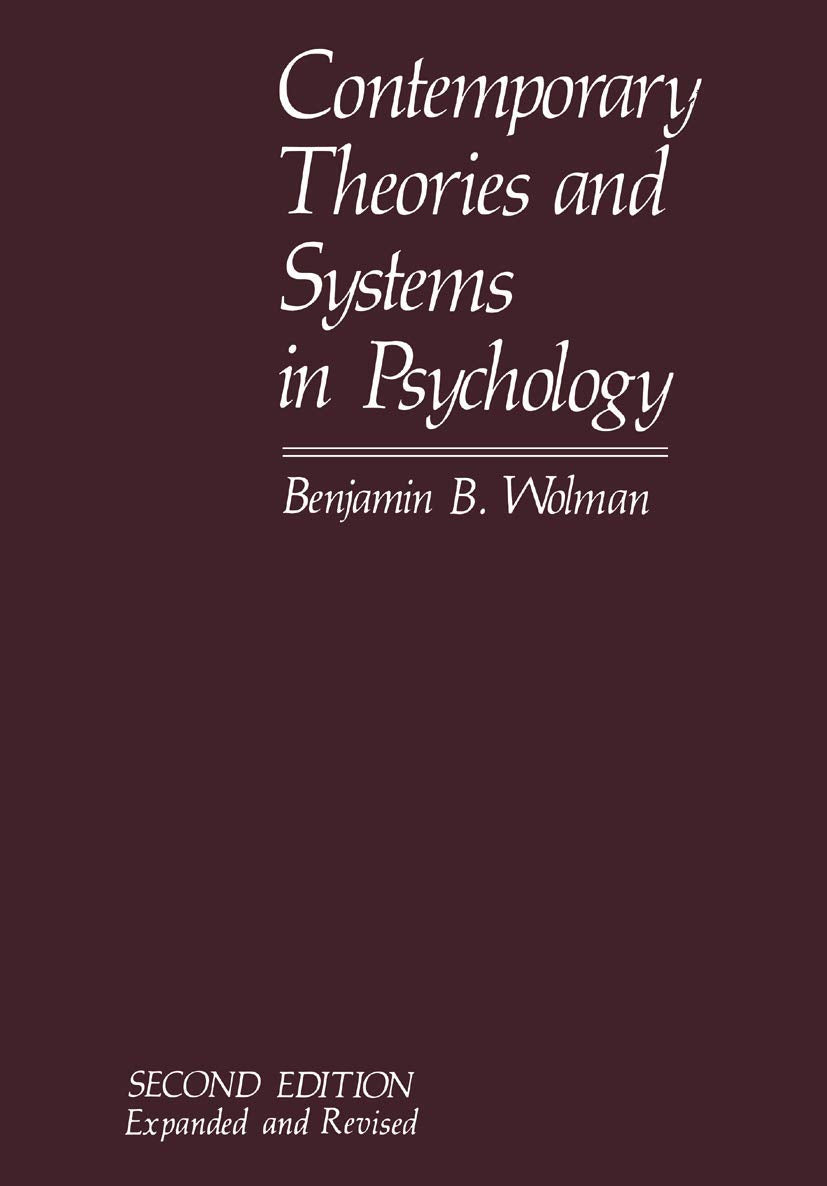 Contemporary Theories and Systems in Psychology,Used