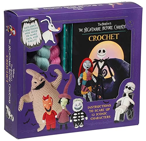 Disney Tim Burton's The Nightmare Before Christmas Crochet (Crochet Kits),Used