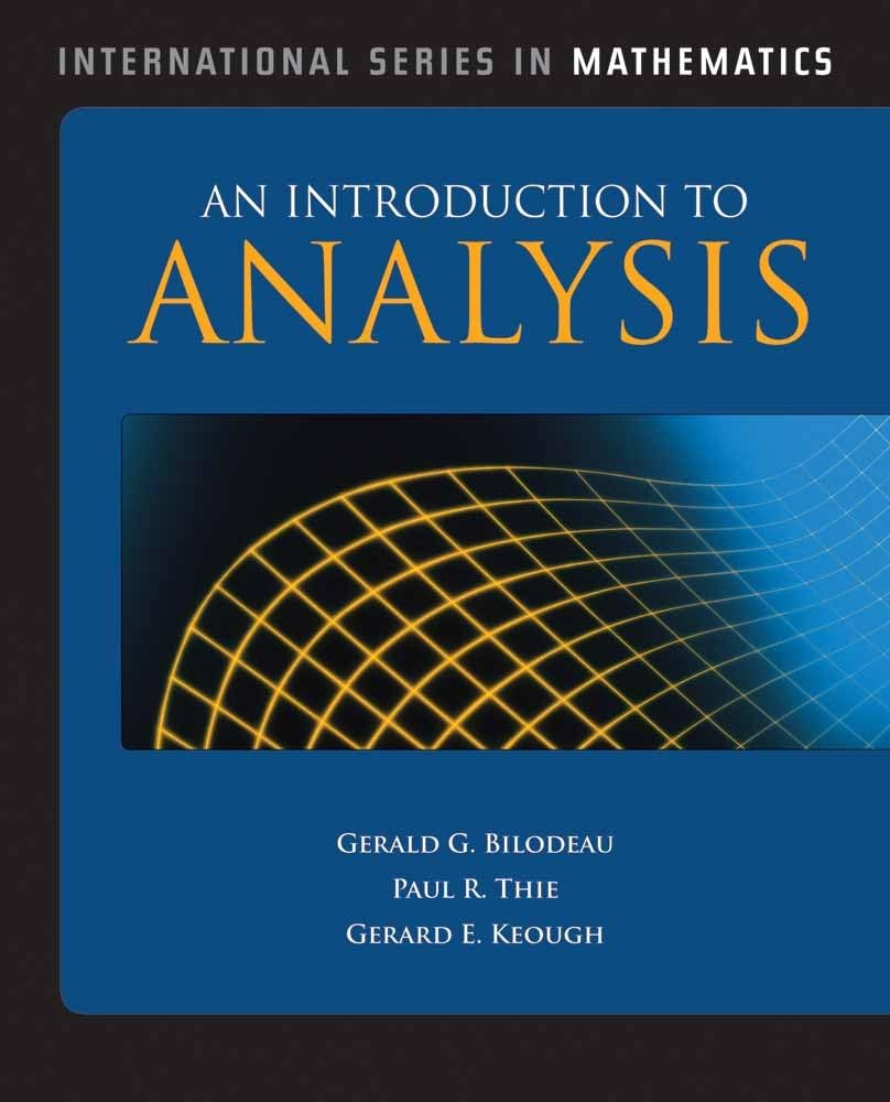 An Introduction to Analysis (International Series in Mathematics),Used