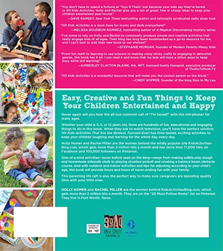 101 Kids Activities That Are the Bestest, Funnest Ever!: The Entertainment Solution for Parents, Relatives & Babysitters!,Used