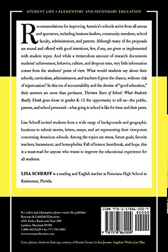 Thirteen Years of School: What Students Really Think,Used