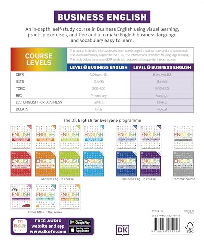 English for Everyone Business English Level 2 Course Book: A Visual Self Study Guide to English for the Workplace,Used