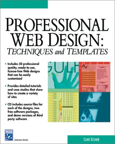 Professional Web Design: Techniques and Templates (with CDROM),Used