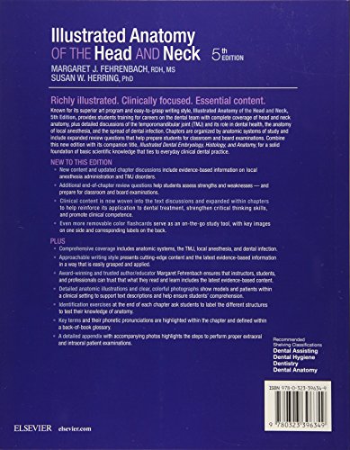 Illustrated Anatomy Of The Head And Neck,Used