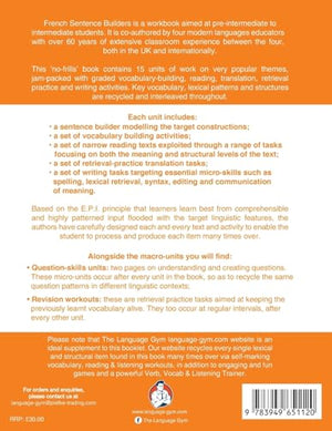 PreIntermediate to Intermediate  French Sentence Builders (The Language Gym  Sentence Builder Books),Used