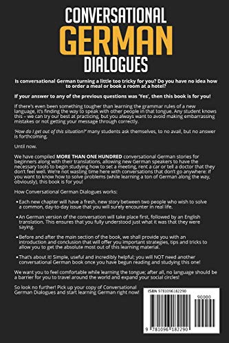 Conversational German Dialogues: Over 100 German Conversations and Short Stories (Conversational German Dual Language Books),Used