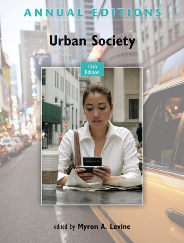 Annual Editions: Urban Society,Used