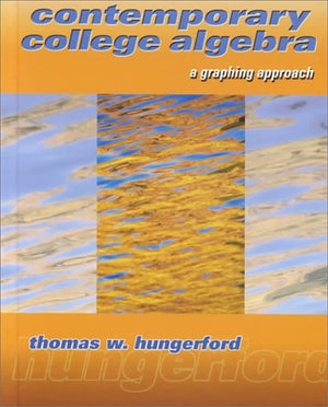 Contemporary College Algebra: A Graphing Approach (with CDROM),Used