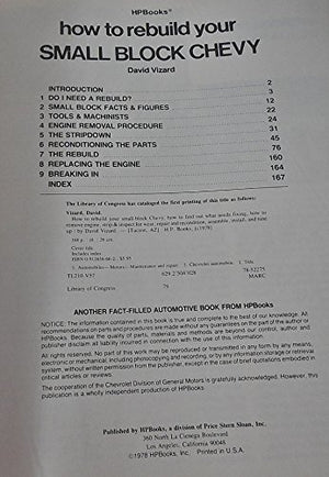 How To Rebuild Your Smallblock Chevy,New