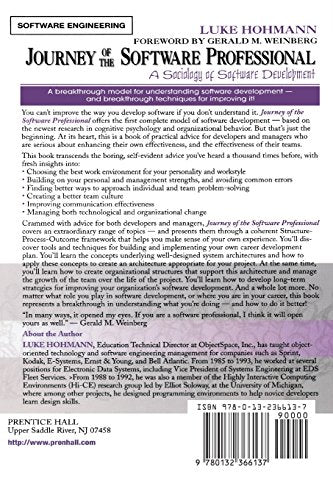 Journey Of The Software Professional: The Sociology Of Software Development