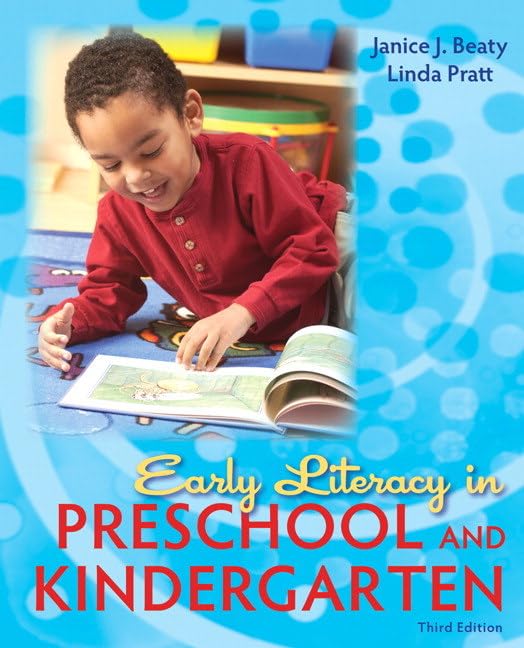 Early Literacy in Preschool and Kindergarten (3rd Edition),Used
