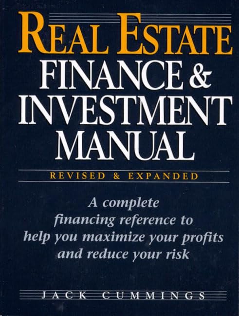 Real Estate Finance and Investment Manual,New