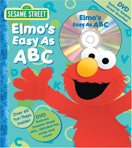 Sesame Street Elmo's Easy as ABC Book and DVD (Flap Book and DVD),New