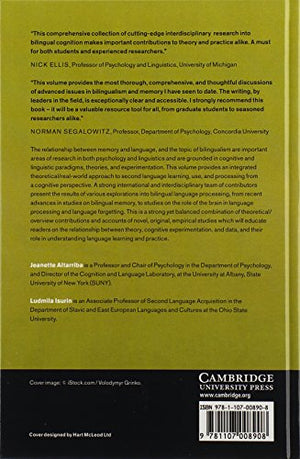 Memory, Language, and Bilingualism: Theoretical and Applied Approaches,Used