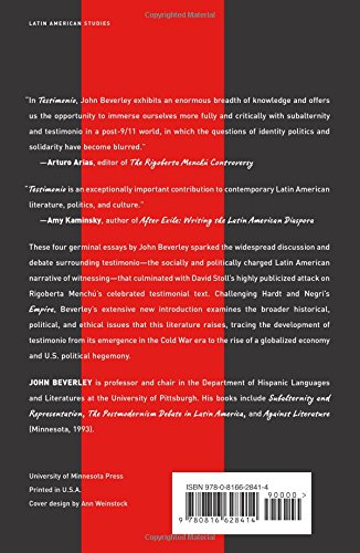 Testimonio: On The Politics Of Truth,Used