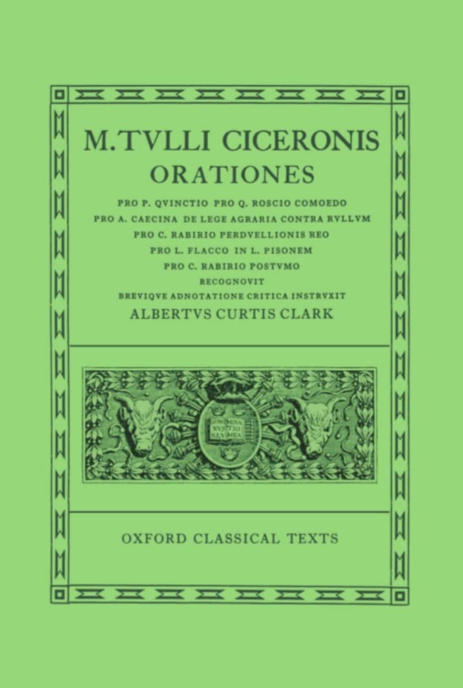 Orationes (Oxford Classical Texts),New