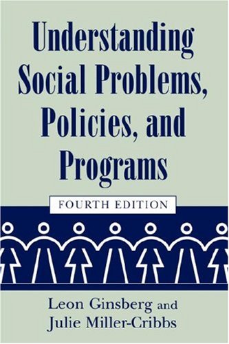 Understanding Social Problems, Policies, and Programs (Social Problems and Social Issues),Used