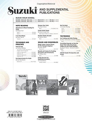 Position Etudes: Violin (Suzuki Violin School),Used