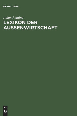Lexikon Der Auenwirtschaft (German Edition),Used