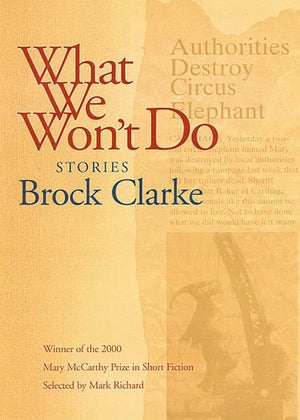 What We Won't Do: Stories,Used