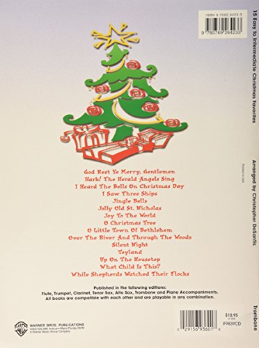 15 Easy to Intermediate Christmas Favorites: Trombone, Book & CD,Used