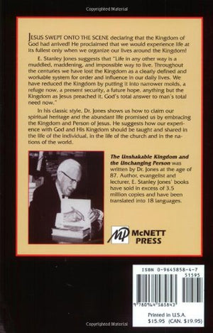 The Unshakable Kingdom And The Unchanging Person-used