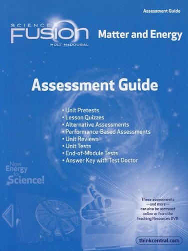 Science Fusion Assessment Guide: Module H,Used