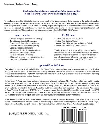 Global Entrepreneur: Taking Your Business International (4th Edition),New