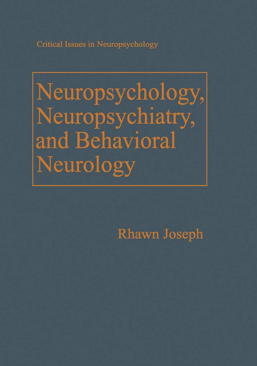 Neuropsychology, Neuropsychiatry, and Behavioral Neurology (Critical Issues in Neuropsychology),Used