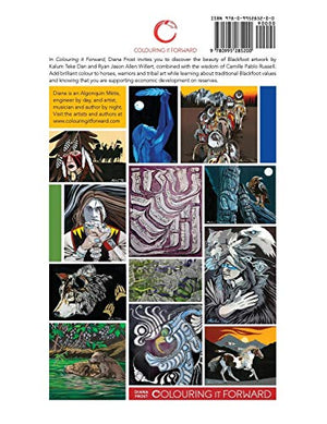 Colouring it Forward  Discover Blackfoot Nation Art and Wisdom: An Aboriginal Colouring Book,Used