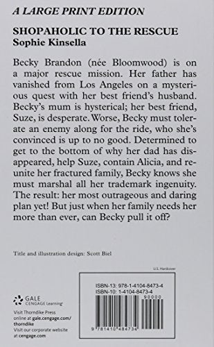 Shopaholic to the Rescue (Thorndike Press Large Print Core),Used