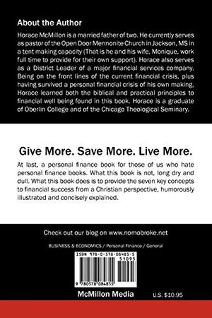 No Mo' Broke: Seven Keys to Financial Success from a Christian Perspective,Used