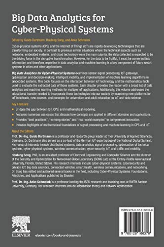 Big Data Analytics for CyberPhysical Systems: Machine Learning for the Internet of Things,Used