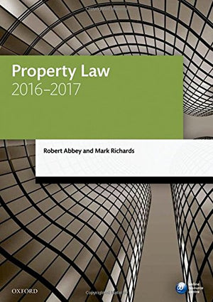 Property Law 20162017 (Legal Practice Course Manuals),Used