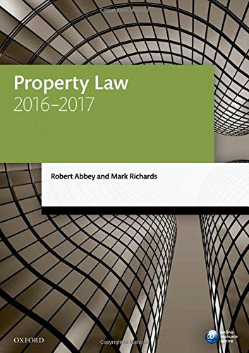 Property Law 20162017 (Legal Practice Course Manuals),Used