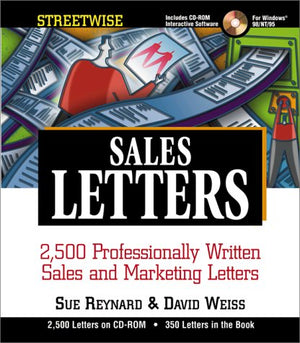 Streetwise Sales Letters W/Cd (Adams Streetwise Series),Used