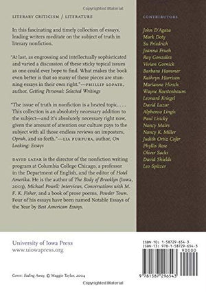 Truth In Nonfiction: Essays,Used