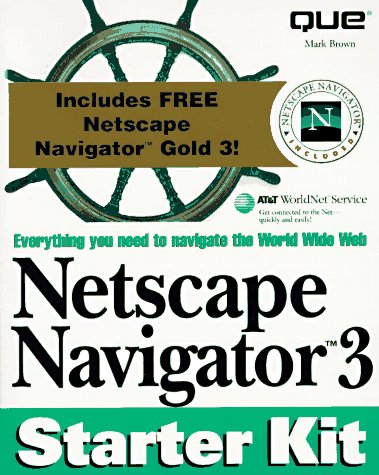 Netscape Navigator 3 Starter Kit  PC Version,Used