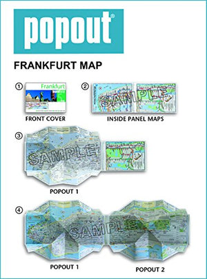 Frankfurt PopOut Map (Popout Maps),Used