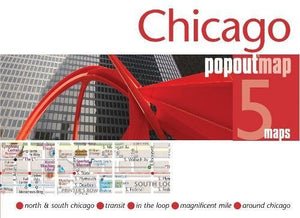 Chicago PopOut Map (PopOut Maps),Used