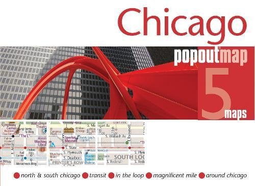 Chicago PopOut Map (PopOut Maps),Used