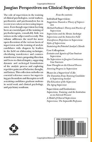 Jungian Perspectives on Clinical Supervision,New