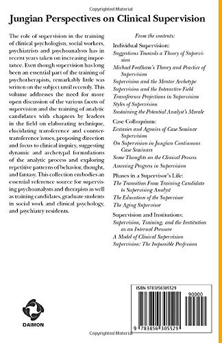 Jungian Perspectives on Clinical Supervision,New